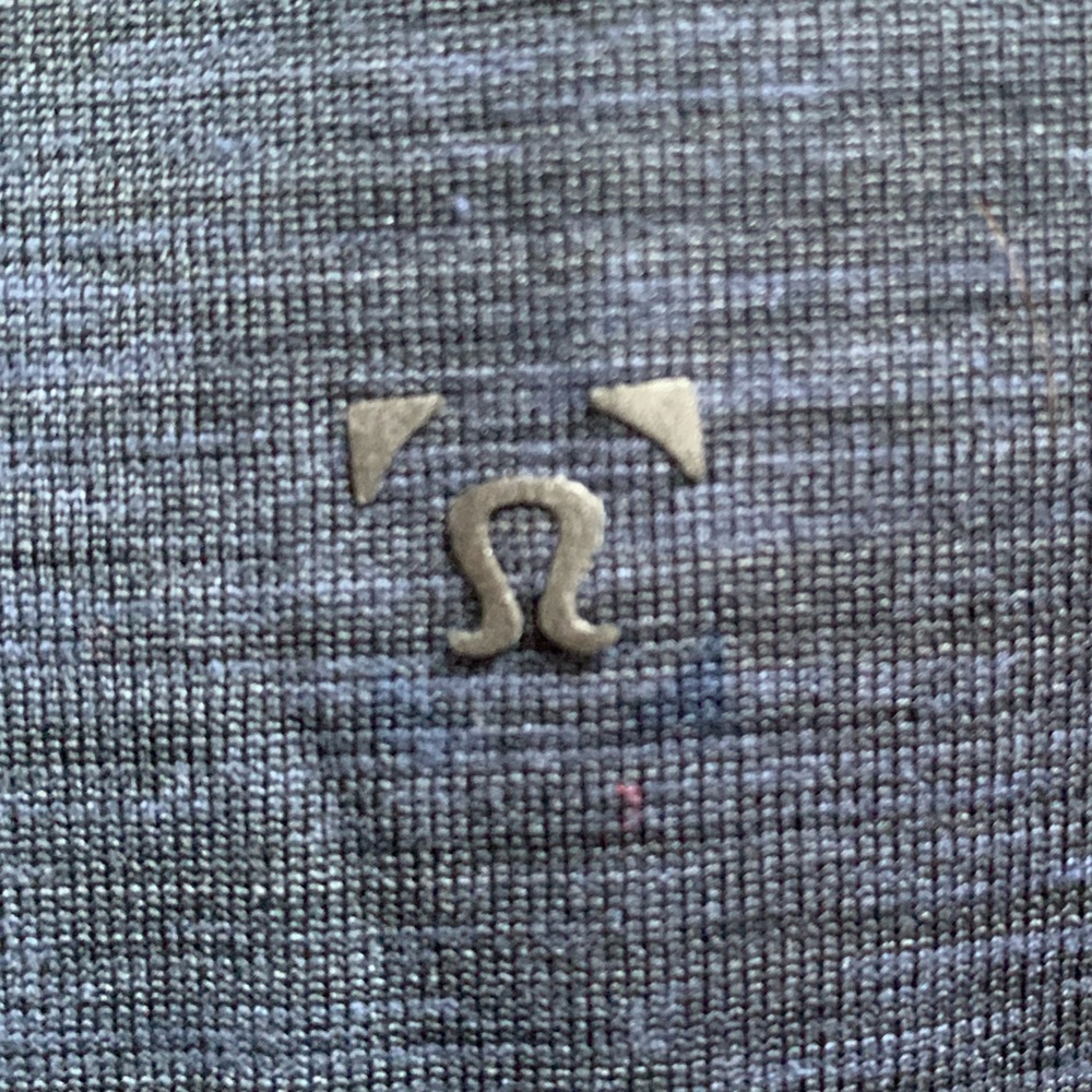 Lululemon Metal Vent Polo Gradient Blue Grey Colourway Size Large - Picture 3 of 3